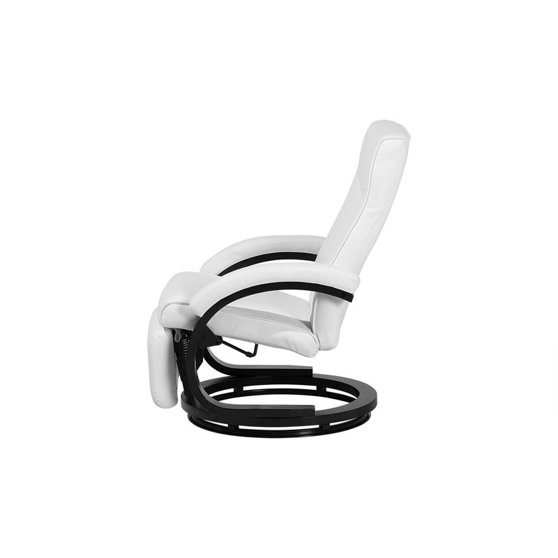 Adan 67cm Wide Glider Ergonomic Recliner, White