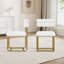 19. 48" Wide Upholstered Dining Chair