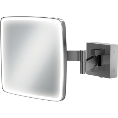 Eclipse Square Magnifying Bathroom/Vanity Mirror