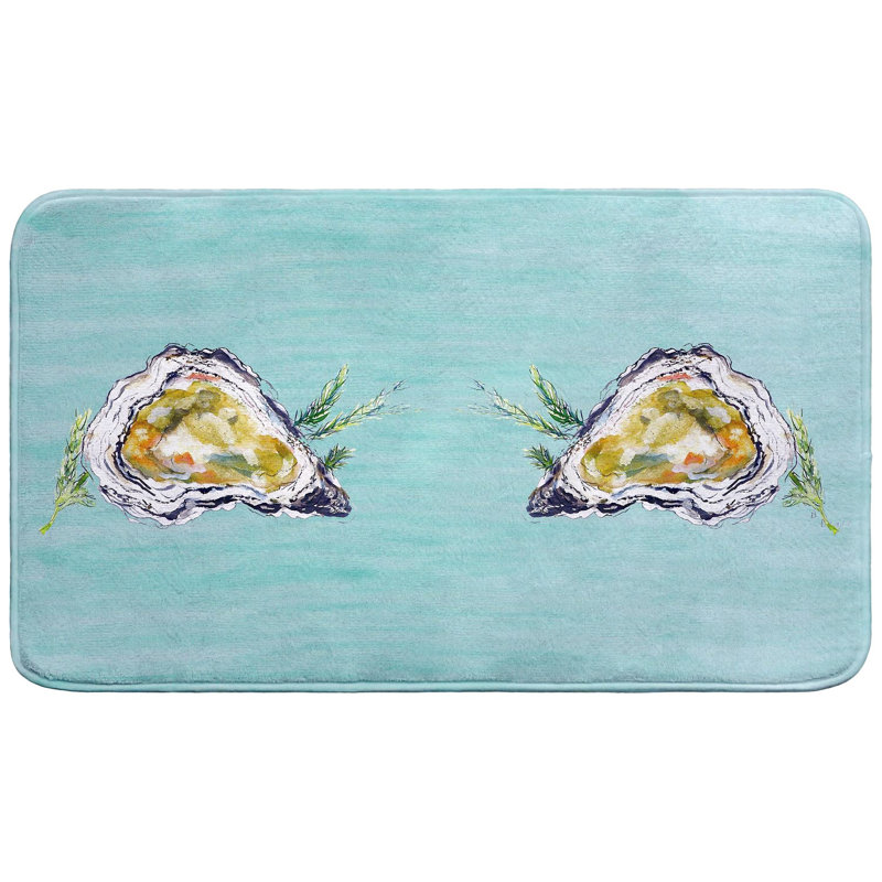 Tapis de bain Oyster Shell, L 30 po x l 18 po