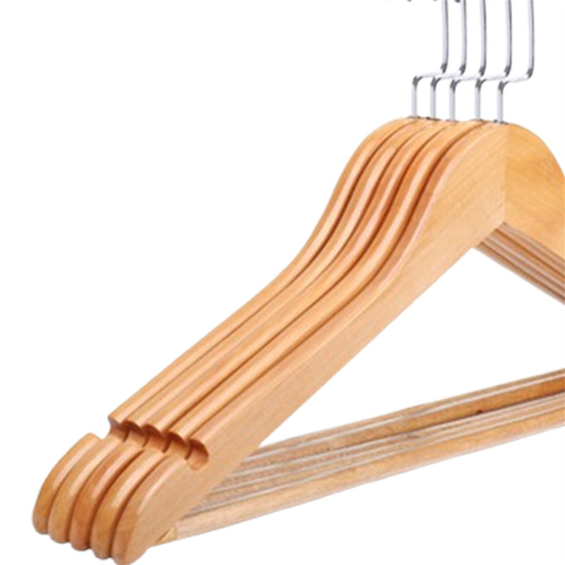 Cintre de luxe en bois massif pour homme, 10
