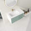 Armoire de salle de bain 36 po - Meuble-lavabo en céramique 36 po Mint Hue