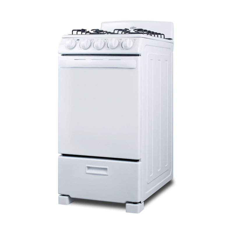 Summit Appliance 20" 2.3 Cubic Feet Gas Free Standing Range