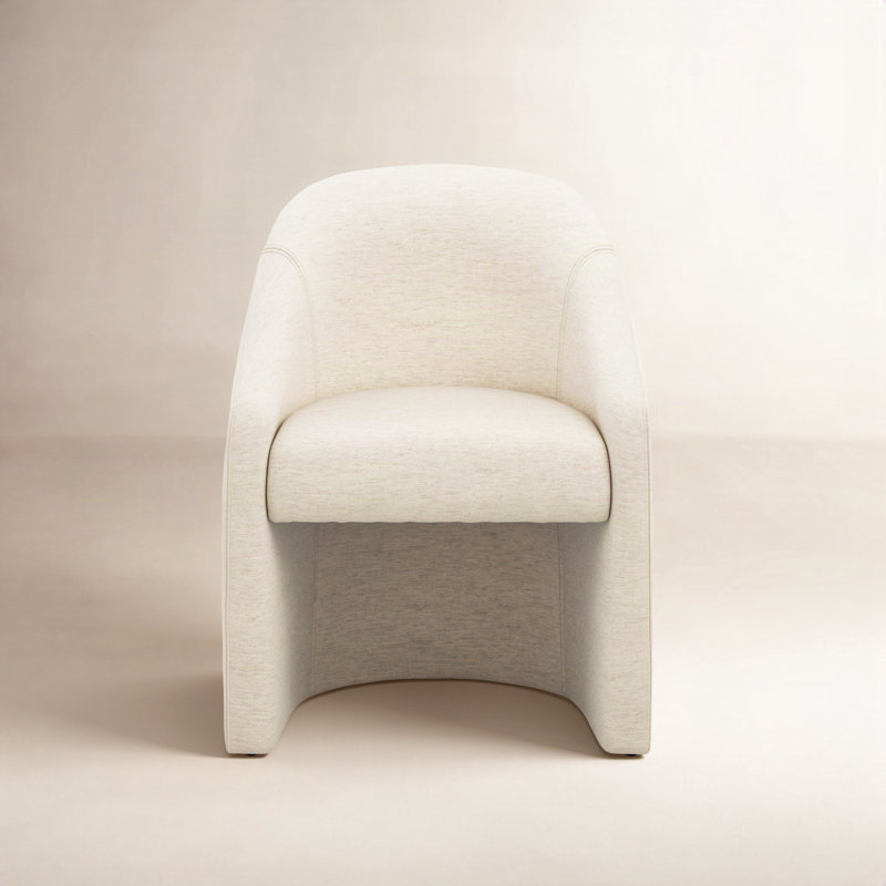 Levi Dining Chair, Knoll Sand, Crypton Nomad Snow