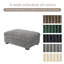 41.75cm Wide Rectangle No Pattern Footstool Ottoman-538956584