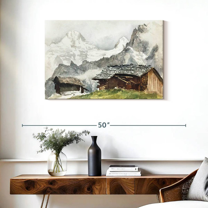 Lilith Chalets Breithorn Murren 1870, H 24 po x l 36 po