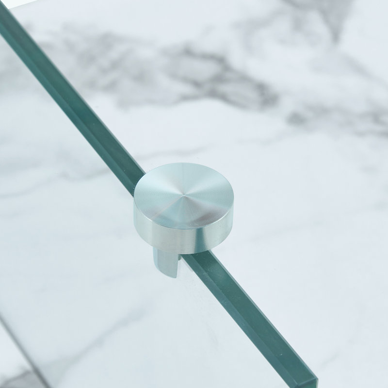 Table basse moderne à deux niveaux, Blanc