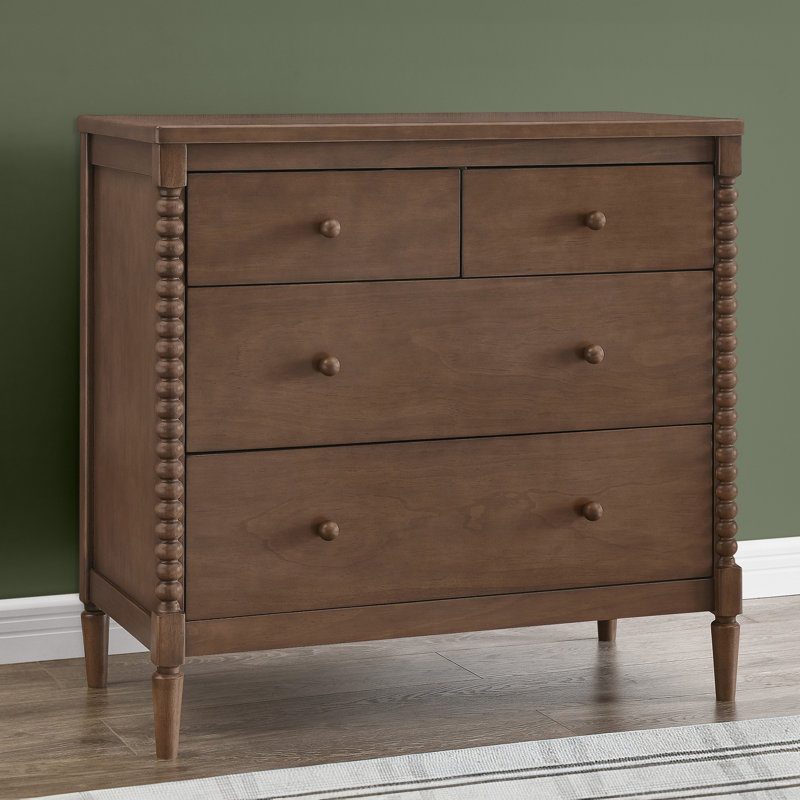Saint Changing Table Dresser, Teak Brown