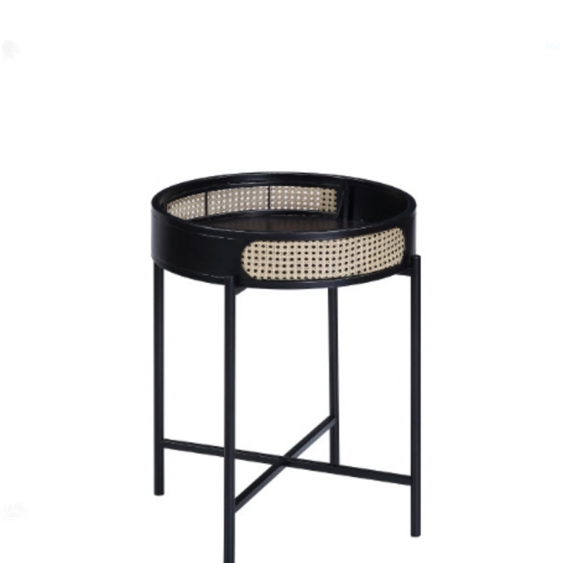 Colson Black Finish End Table