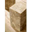 Teak Slice Pedestal, Square, Bleached-858140909