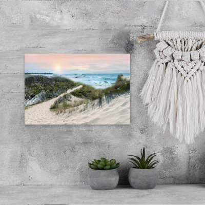 Beyond The Dunes Abstract Coastal Wall Art