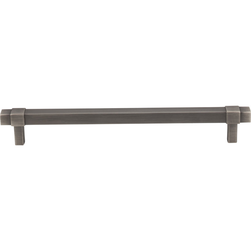 Zane Bar Pull, Brushed Pewter, 5 1/16"