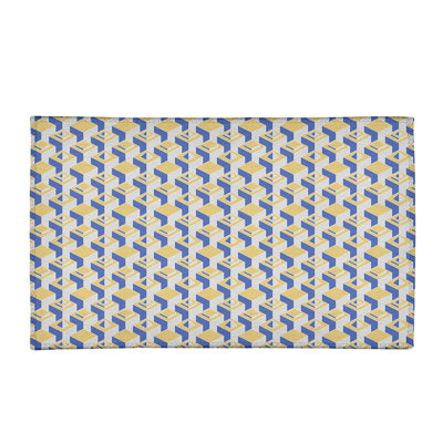 Chenille Geometric Indoor Rug