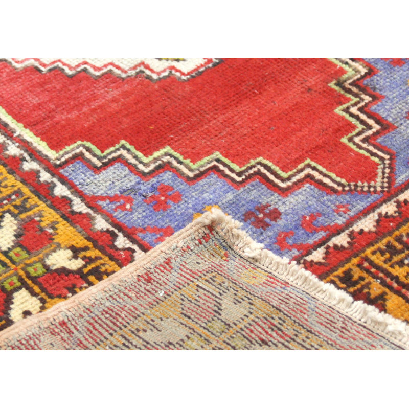 Runner One-of-a-Kind 2'11" X 10'1" 1960s Runner Wool Area Rug in