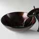 Copper Glass Circular Vessel Bathroom Sink
