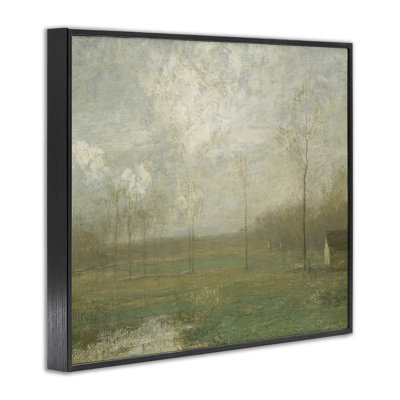 Giclée encadrée, vue de Hazy Farmland