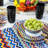 Multi Colored Zigzag Bowl