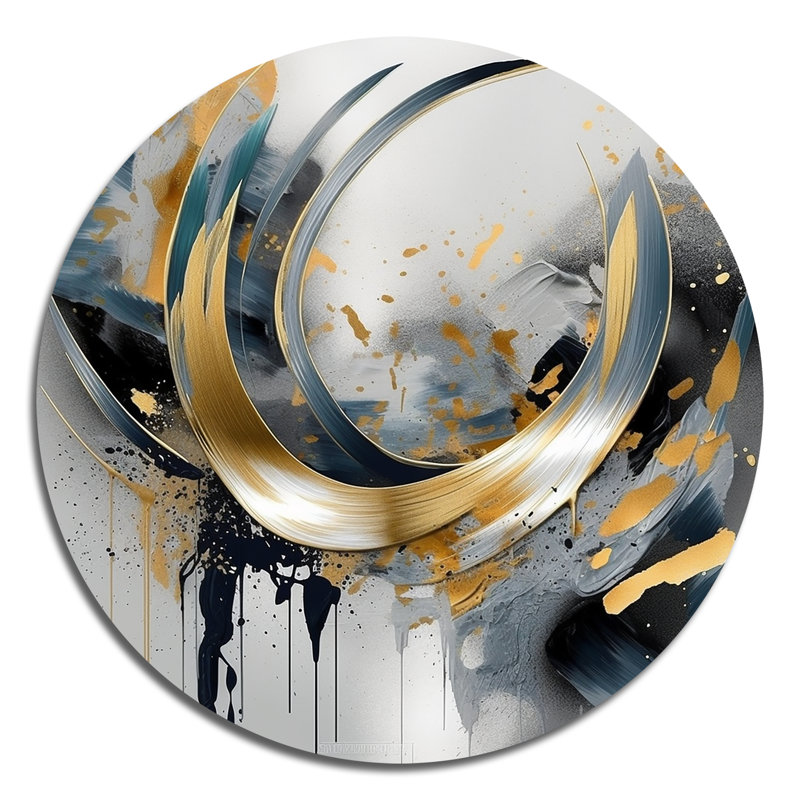 Doux couleurs marbrées abstraites IV - Décoration murale abstraite en métal marbré, H 36 po x l 36 po x P 1 po