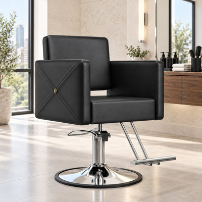 Fauteuils de coiffeur pour coiffeur, noir