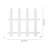 8pcs Fence LED Sign