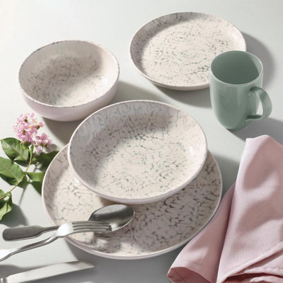 Oxford Contempo Stoneware 20-piece Dinnerware Set, Service for 4