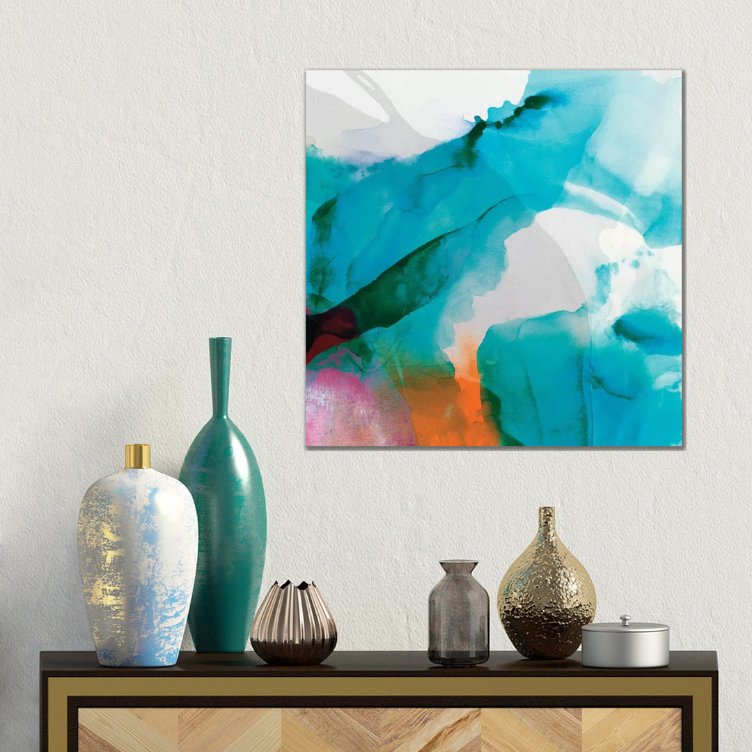 LA Abstract II von Sisa Jasper - Giclée auf Leinwand ohne Rahmen