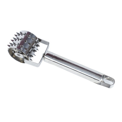 Meat Roller Meat Tenderizer Stainless Steel Meat Tenderizer Roller Rolling Pizza Roll Meat Needle Pin Hole Punch For Steak Chicken Pork Beef