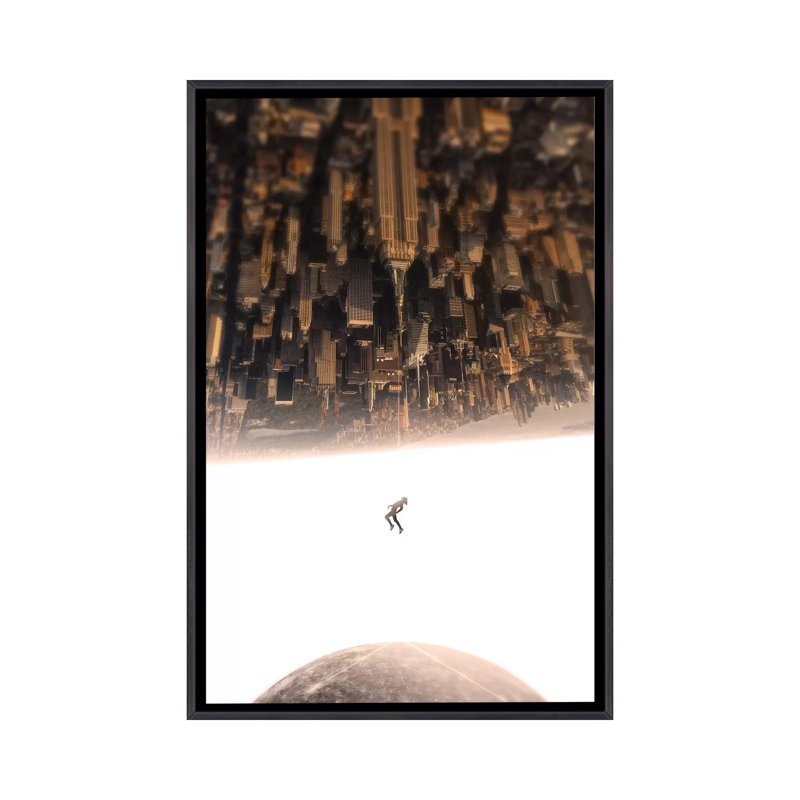 «Salvation II» par Nicebleed - impression, H 48 po x l 32 po x P 1,5 po, Encadrement noir décoloré