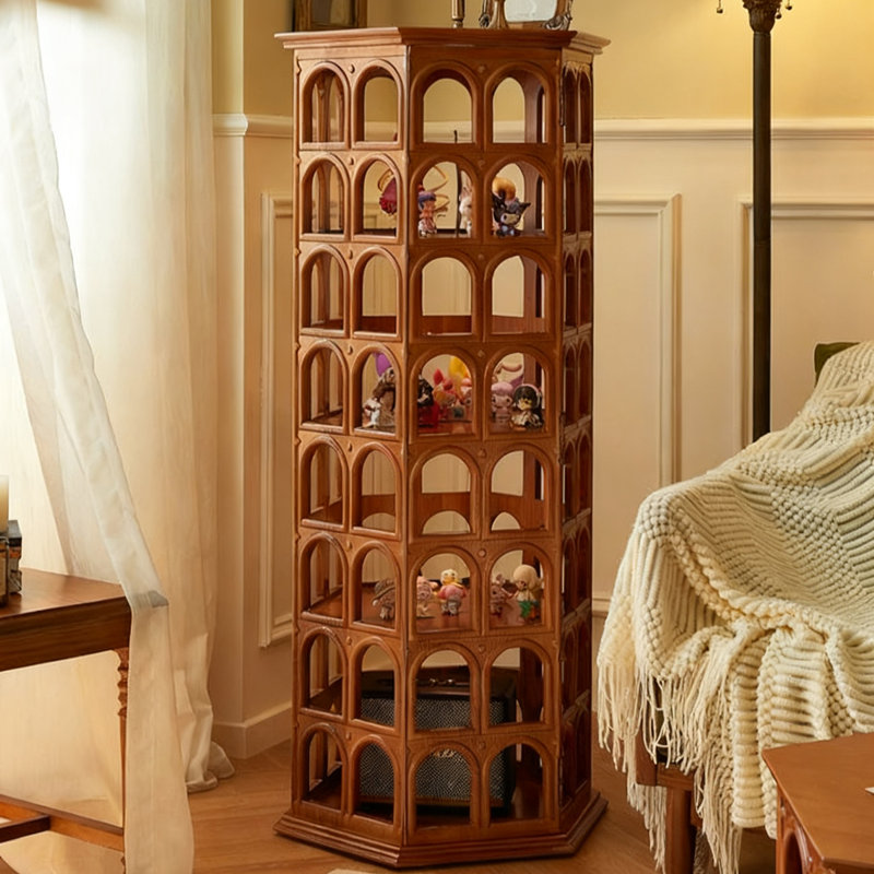 Brown Solid Wood Display Cases