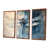 Toile avec cadre flottant brun