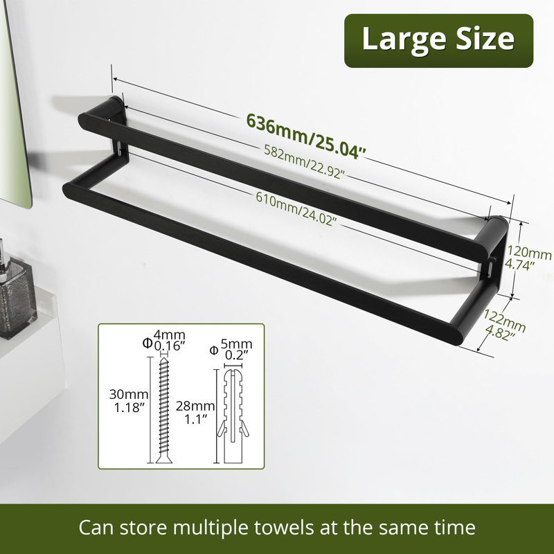 Calyx Wall Towel Rack