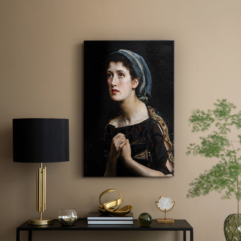 Cassandra, toile tendue par John Collier, 12 x 18