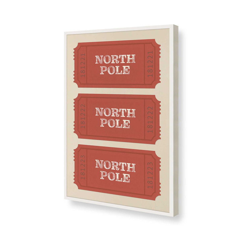 Destination North Star Art Print, 12" x 16", Opaque White