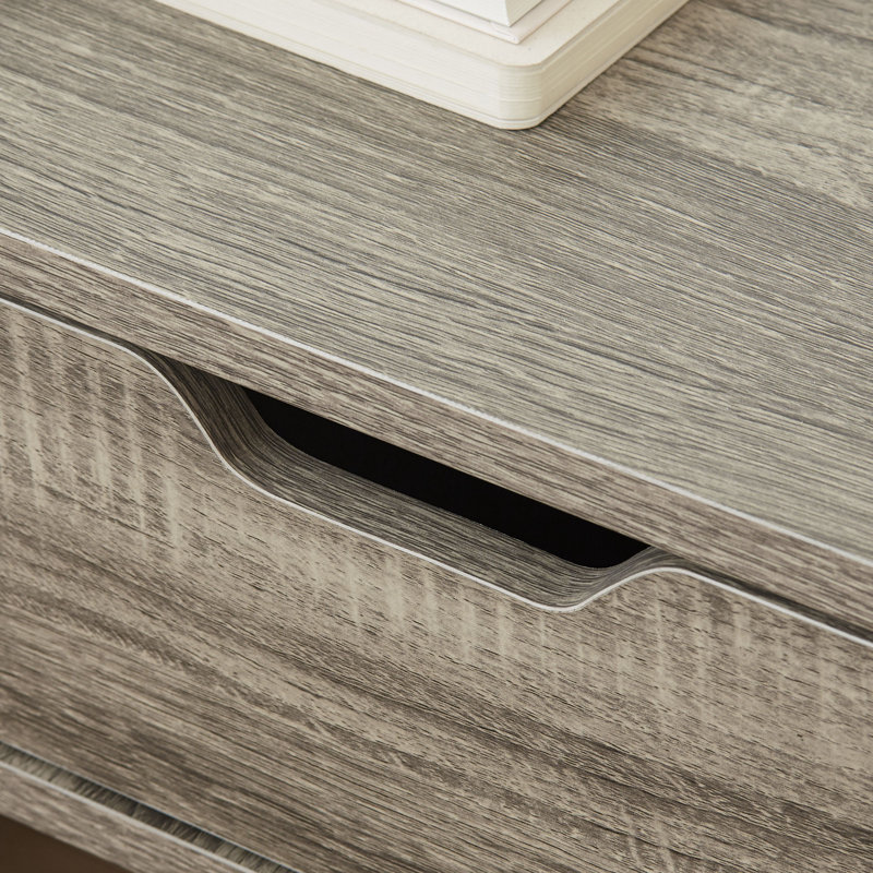 Regetta 40cm W Manufactured Wood Bedside Table