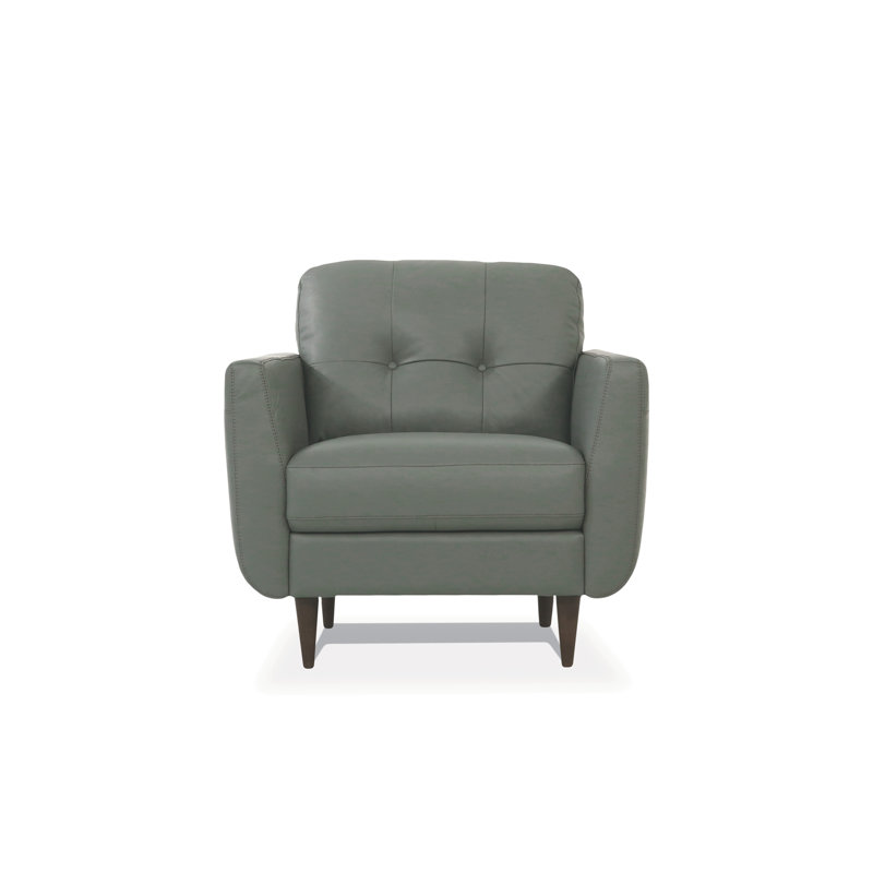Chaise en cuir pesto Radwan (assemblée)