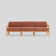 Haven 89.5'' Teak Outdoor Sofa with Sunbrella Cushions