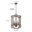 Luminaire suspendu tambour 5 lumières Feldmann-1696835917