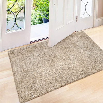 Spandrel Solid Colour Shag Area Rug