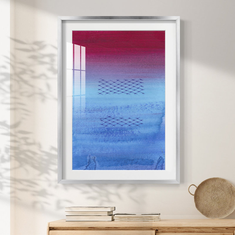 Gently Oppose II -Framed Print, 25.5" H x 17.5" W, Silver