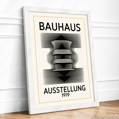 Bauhaus Exhibition 1919 Geometric - Framed Print