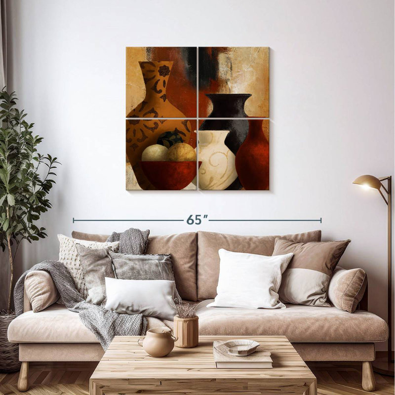Senne Moroccan Vessels, 38" H x 38" W