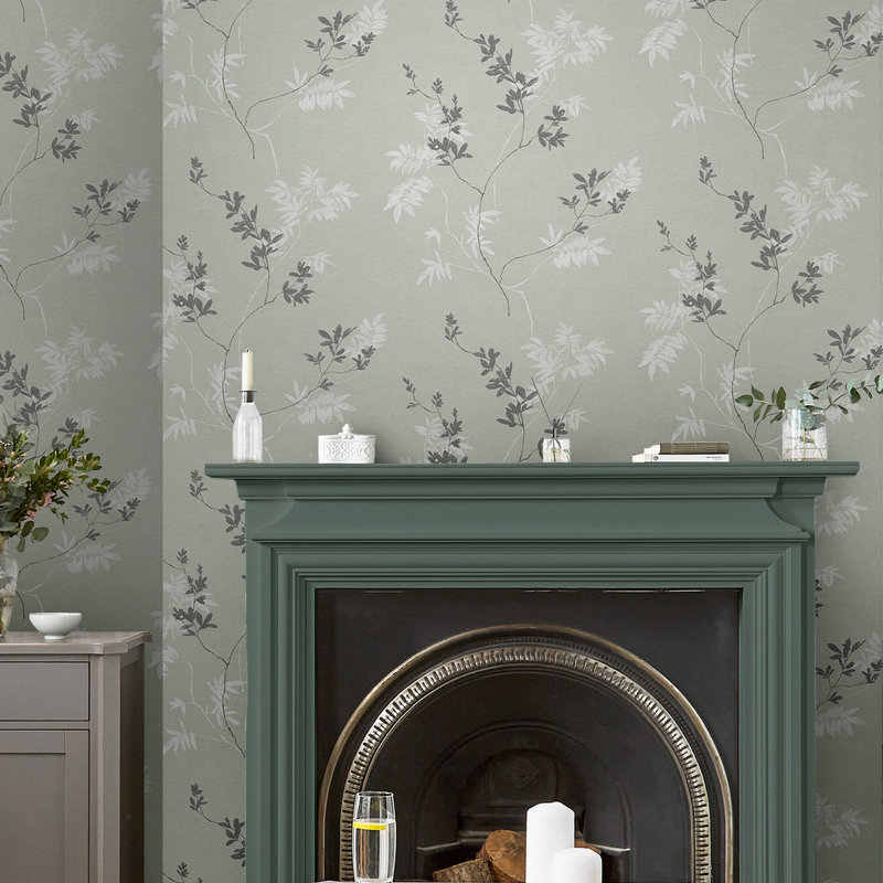 Mari Mineral Green Removable Wallpaper, Mineral Green