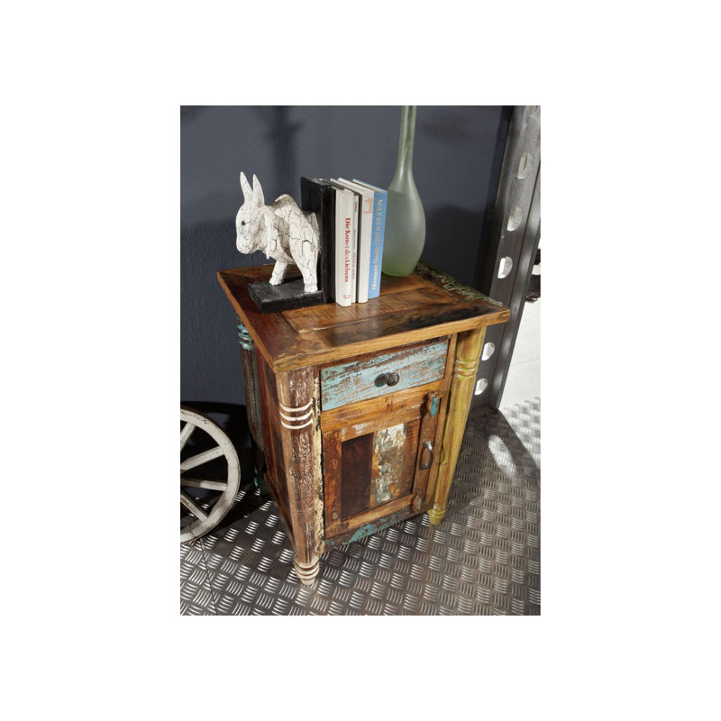 Fable 50cm W Solid Wood Bedside Table