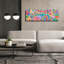  «Party Time» par Hello Angel, art mural sur toile, 60 po x 20 po