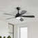 Damecia 52'' Modern Ceiling Fan with LED Light and Remote Control