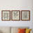 " Antique Black And White Botanical VII " 3 - Pieces-408395202-408395201