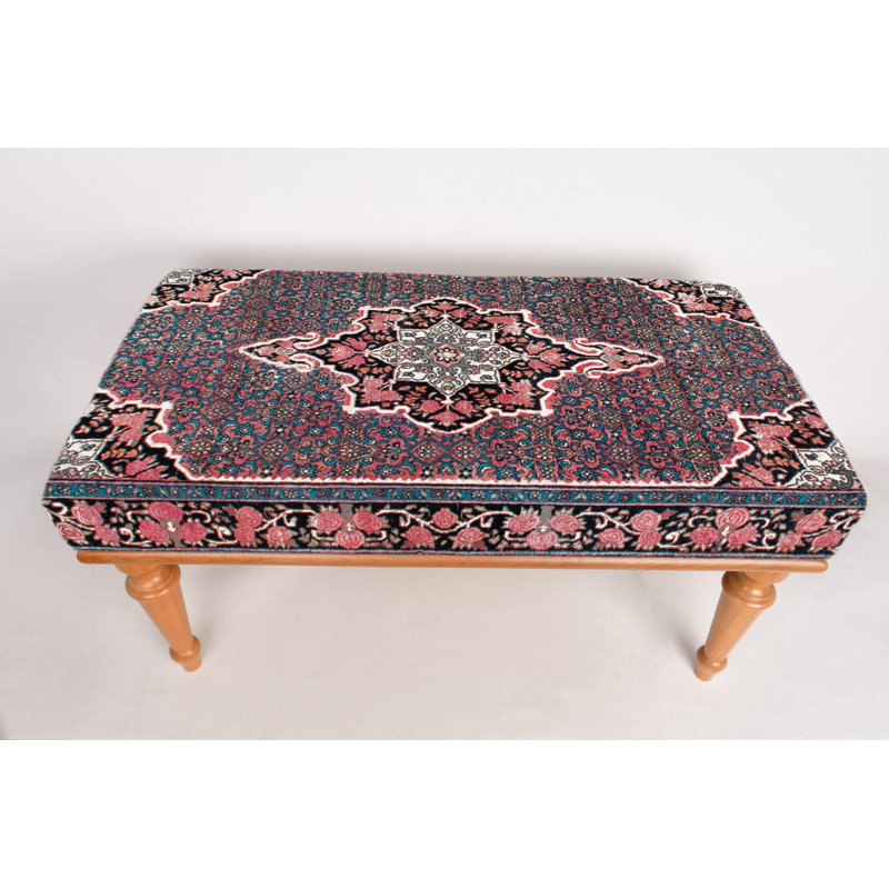 Banc de tapis turc, banc bohémien, banc de vestibule, banc de salon, mobilier de cuisine, banc de décoration intérieure, banc fabriqué à la main, banc de chambre à coucher