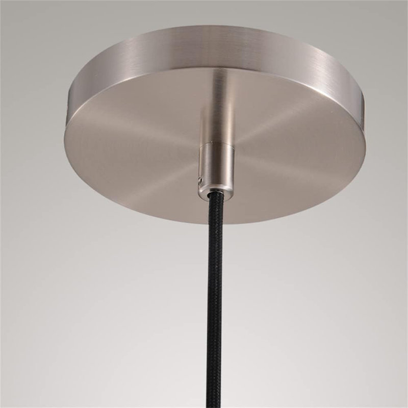 Raindrop Pendant Lights for Kitchen Island or Bedroom (Set of 2), Nickel