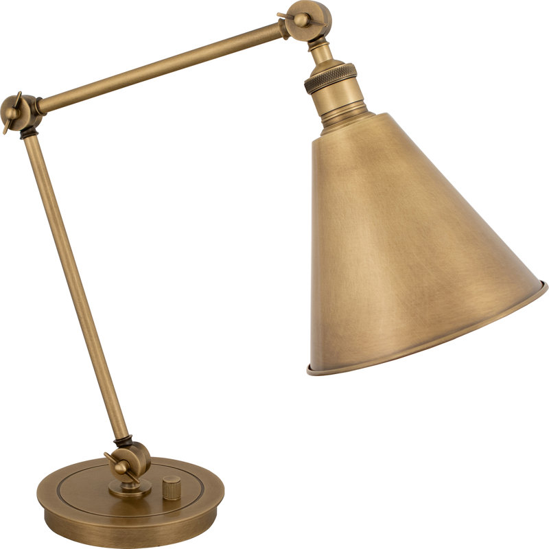 Alloy Table Lamp, Warm Brass, Metal, Brass