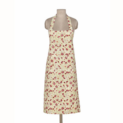 Floral Cotton Bib Apron